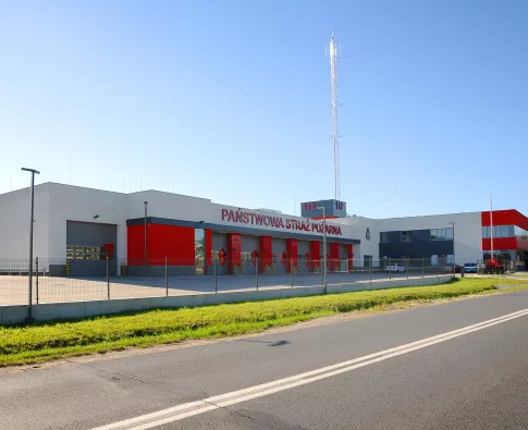 Budowa Komendy Powiatowej Państwowej Straży Pożarnej w Wieliczce wraz z magazynem przeciwpowodziowym