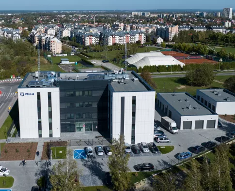 Construction of the seat of the 2nd police station in Rzeszów at ul Blessed Carolina